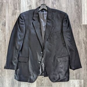 Jos. A. Bank Black Cashmere Men's Sport Coat 48R